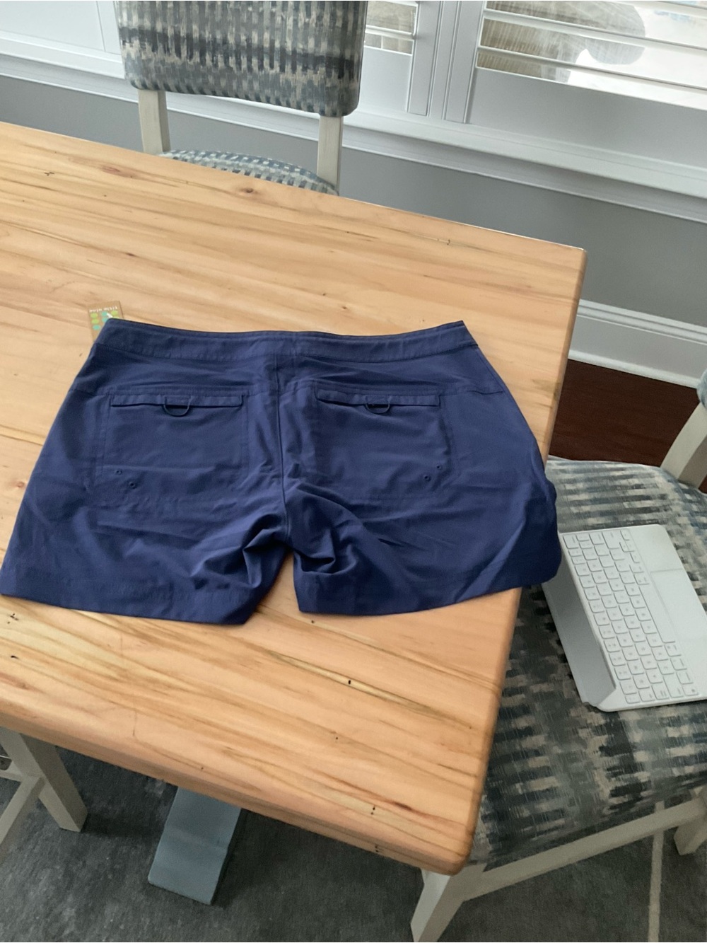 Title Nine Deep Navy Performance Shorts - Picture 3 of 11